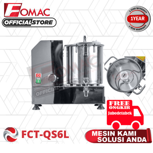 Mesin Pencacah Serbaguna Sayuran Food Cutter FCT-QS6L FOMAC