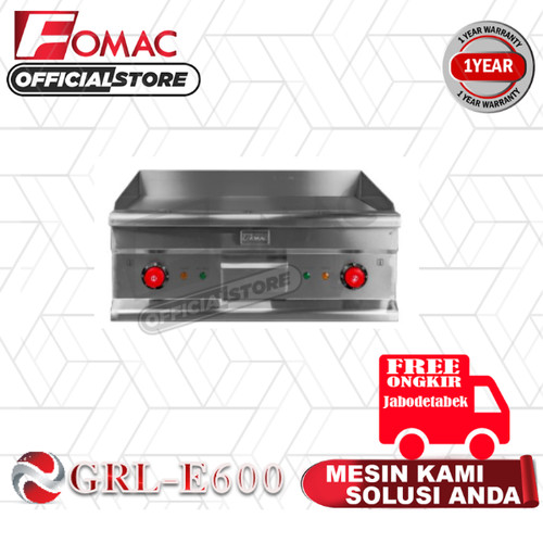 Mesin Wajan Electric Griddle GRL-E600 FOMAC