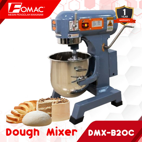 FOMAC DMX-B20C Mesin Planetary Dough Mixer Pengaduk Adonan Roti Cake