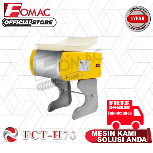 Mesin pengiris dan pencacah serbaguna Food Cutter FCT-H70 FOMAC