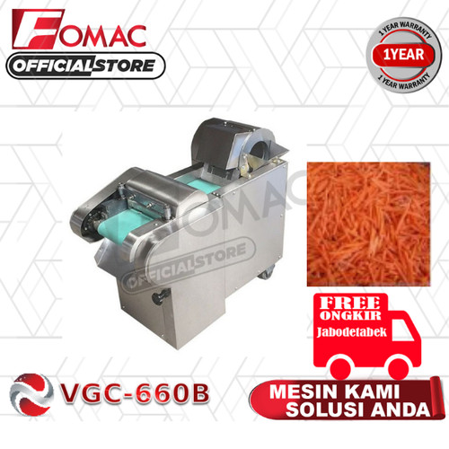 Mesin pemotong sayuran dan buah-buahan Food Cutter VGC-660B FOMAC