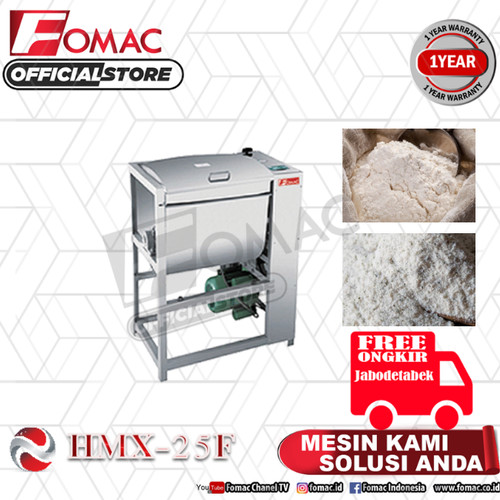 Mesin Horizontal Mixer Flat HMX-25F Pengaduk Tepung/Powder FOMAC