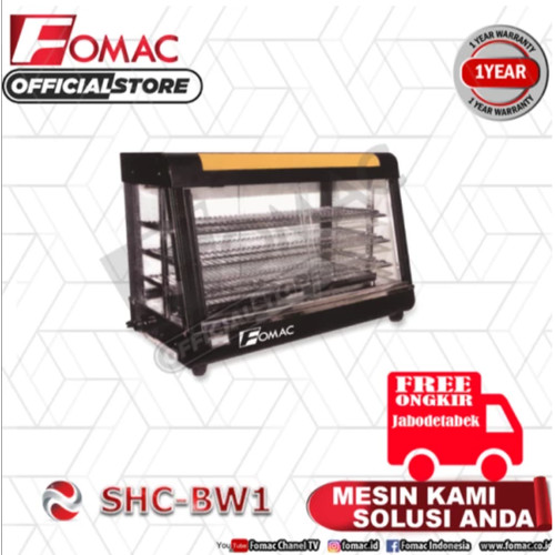 Mesin Showcase Penghangat Makanan SHC-BW1 FOMAC