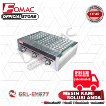 Mesin Pembuat Takoyaki Gas GRL-EH877 FOMAC