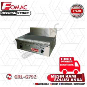 Mesin Pemanggang Daging Steak Gas Griddle GRL-G792 FOMAC