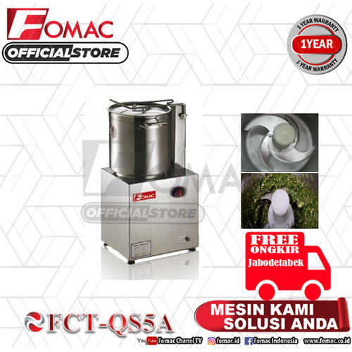 Mesin Pemotong Buah Dan Sayuran Food Cutter FCT-QS5A FOMAC