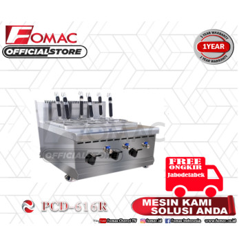 Mesin pasta cooker/perebus mie PCD-616R FOMAC