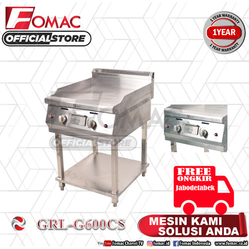 Mesin Gas Griddle With Stand GRL-G600CS FOMAC