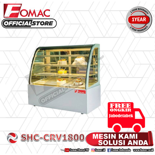 Mesin Showcase Pendingin Cold Showcase SHC-CRV1800 FOMAC