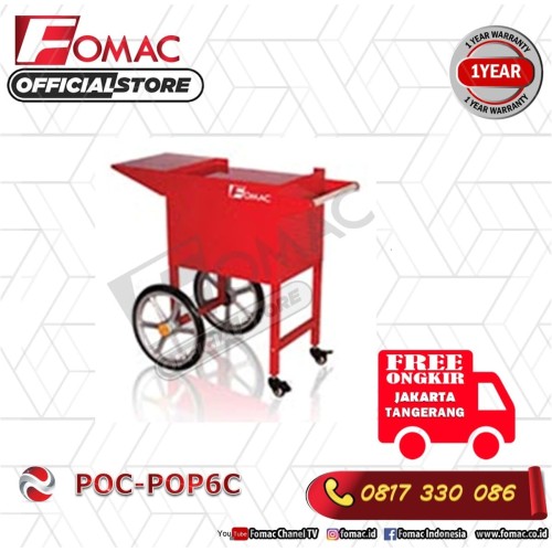 Gerobak Mesin Popcorm / POP-POC6C FOMAC