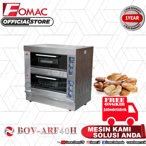 Mesin Oven 2 Deck 4 Tray - BOV-ARF40H FOMAC