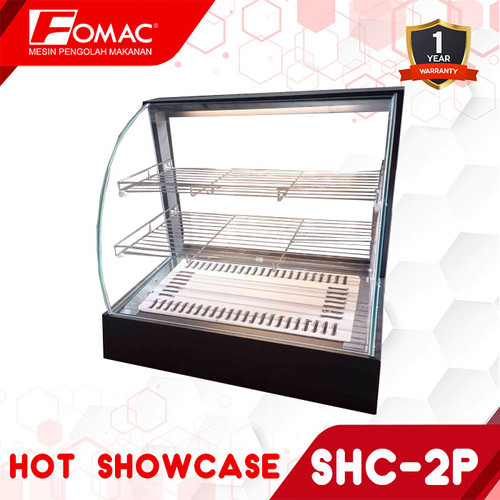 Mesin Pengahangat Makanan Showcase Warmer - SHC-2P FOMAC