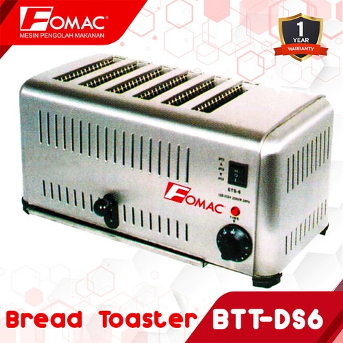 Mesin Pemanggan Roti Bread Toaster 6 Slice BTT-DS6 FOMAC