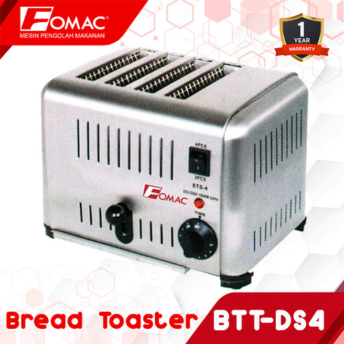 Mesin Pemanggang Roti Bread Toaster 4 Slice BTT-DS4 FOMAC