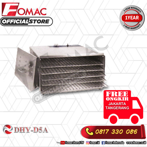 Mesin Pengering Makanan Food Dehydrator DHY-D5A FOMAC