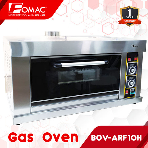 FOMAC MESIN OVEN BOV-ARF10H Pemanggang Makanan Roti Kue 1 Deck 1 Tray