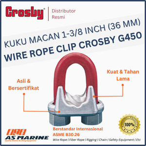 Wire Rope Clip / Kuku Macan G450 1-3/8" 36 mm CROSBY