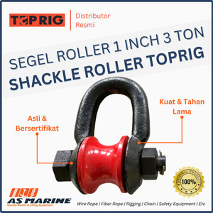 Shackle / Segel Dee Roller 1 Inch 3 Ton TOPRIG