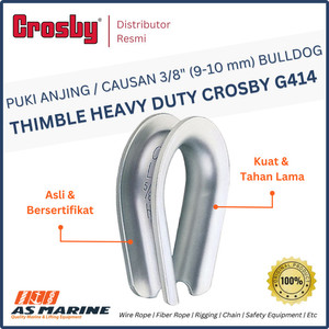 Thimble Heavy Duty / Puki Anjing / Causan G414 3/8" 9-10 mm HD CROSBY