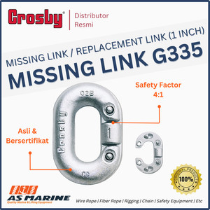 Missing Link / Replacement Link CROSBY USA G335 1 Inch