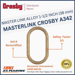 Masterlink / Master Link Alloy A342 1-1/2" 38 mm CROSBY