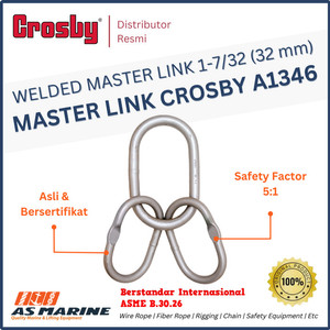 Welded Master Links / Link Master Assembly CROSBY A1346 1-7/32 (32 mm)