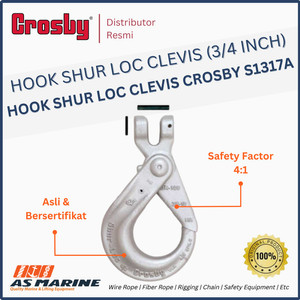 Crosby Hook Shur Loc Clevis S1317A 3/4 Inch