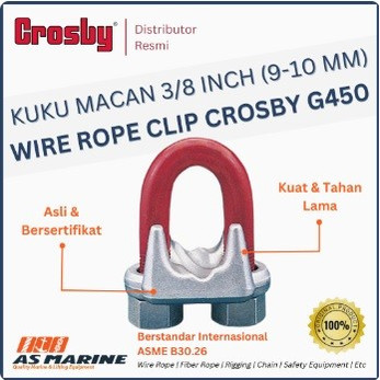 Crosby Wire Clip G450 1/2 Inch