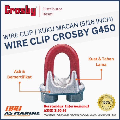 Crosby Wire Clip G450 5/16 Inch