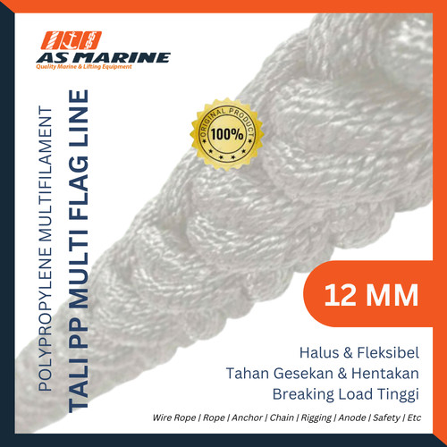 Tali Bendera / Tali Braided / Tali PP Multi Flag Line 12 mm (1/2 Inch)