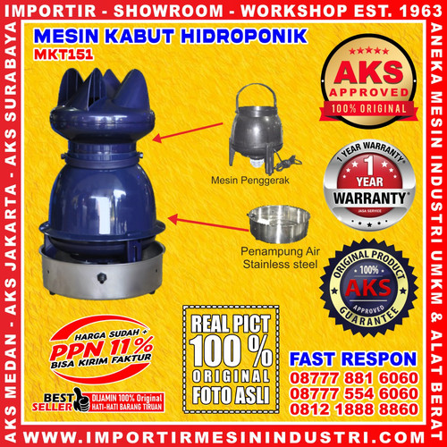 Mesin Kabut Embun Pelembab Humidifier Walet Hidroponik Anggrek 1/8 Hp