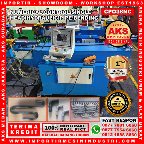 Mesin Bending / Tekuk Pipa 4 Kw Numerical Hydraulic Bending CPO38NC