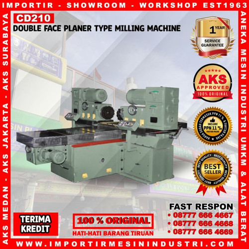 Mesin Milling 3700 Kg / Double Face Planer Milling Machine - CD210