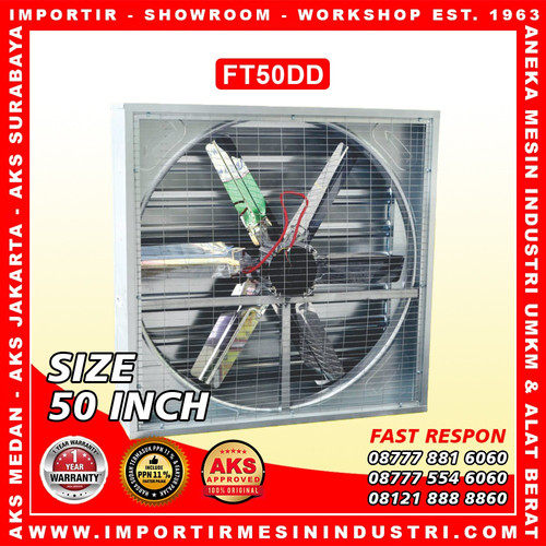 Box Fan Kipas kotak 50 inch Direct drive fan 3 phase AKS-FT50DD