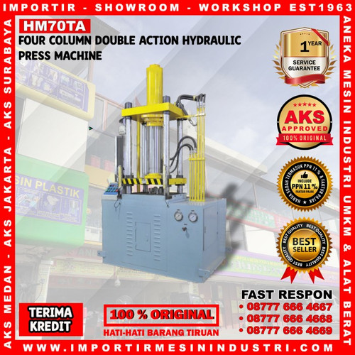 Mesin Press 4 Tiang Double Action Hidrolik 70 Ton - HM70TA