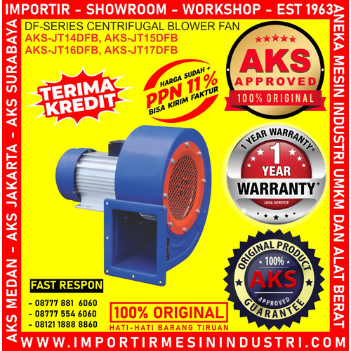 Kipas Keong 14 Inch Centrifugal blower 220V 2900Rpm JT14DFB