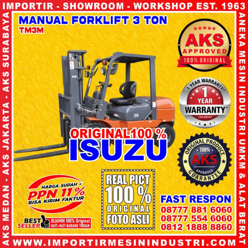 Manual Forklift Original Transmission Engine Isuzu Japan 3 Ton - TM3M