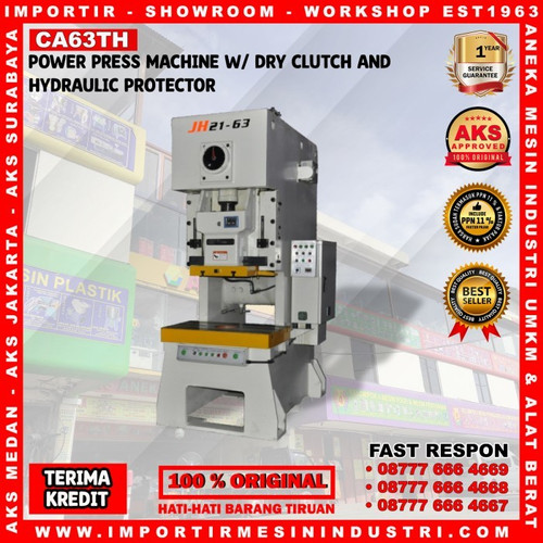 Power Press Machine W / Dry Clutch & Hydraulic Protector