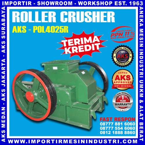 Mesin Penghancur Batu Bara / Roller Crusher C/W Motor AKS - POL6140R