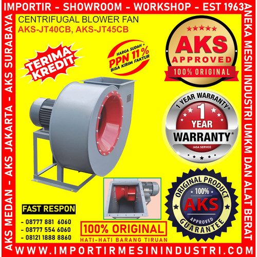 Kipas Keong 40 Inch Centrifugal blower 380V 2900Rpm JT40CB