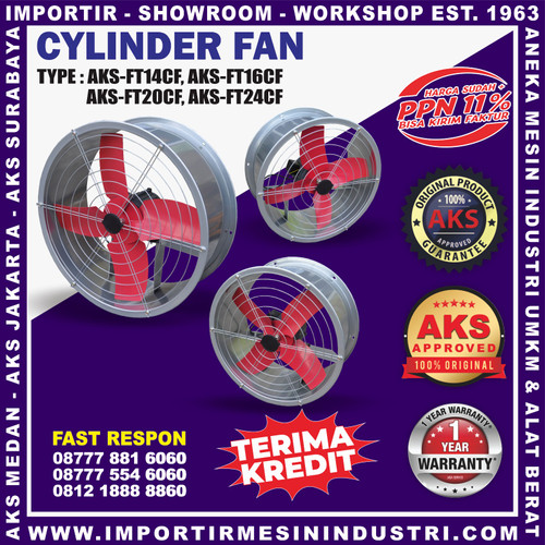 Drum Fan Tabung / Blower Tabung 14 inch AKS-FT14CF