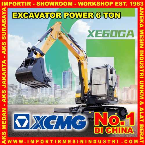 Excavator 6 TON / PC60 /  XCMG - No. 1 Dichina