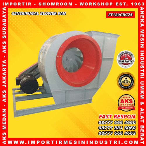 CENTRIFUGAL BLOWER FAN AKS-FT120CBC75