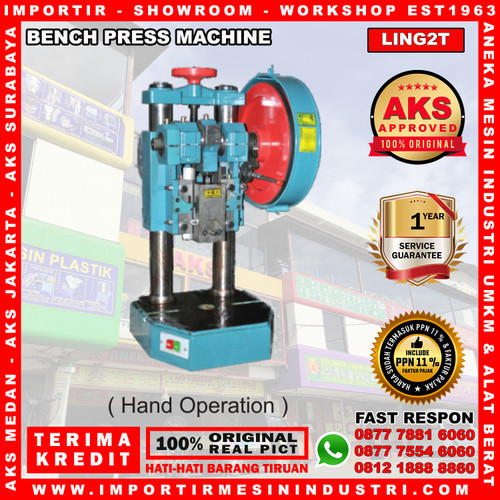 Mesin Pon Press Besi Press Kulit Manual 2 Ton 370 Watt AKS - LING2T