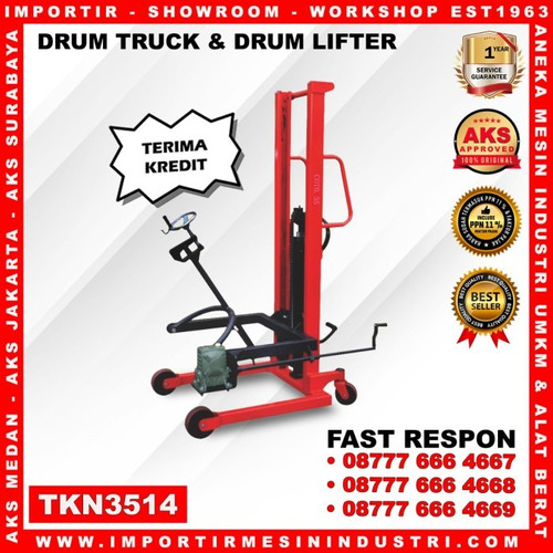 Alat Angkut Barang Hand Drum Lifter / Truck Kapasitas 350 kg - TKN3514