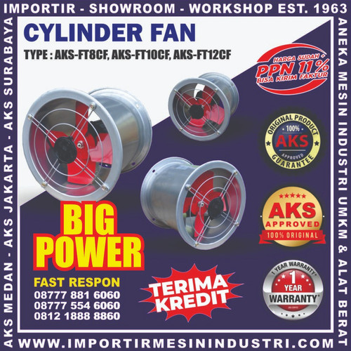 Drum Fan Tabung / Blower Tabung 12 inch AKS-FT12CF