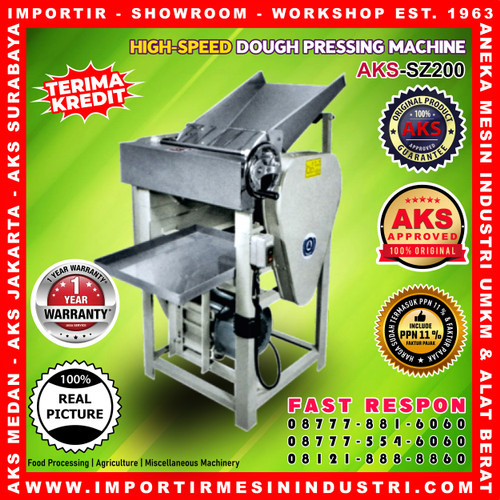 MESIN PRESS ADONAN DOUGH SHEETER AKS-SZ200 GARANSI RESMI