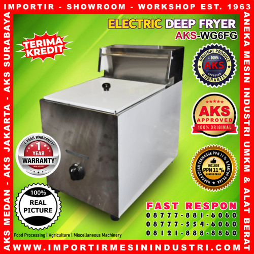 Gas Deep Fryer Kompor 6 L AKS-WG6FG ORIGINAL GARANSI RESMI