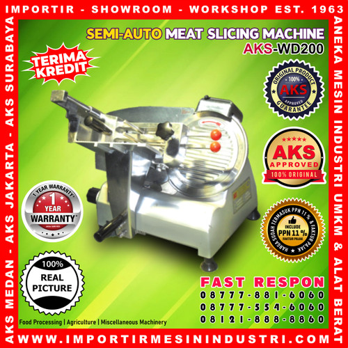 Meat Slicer Mesin Pengiris / Iris Daging WD200 AKS ORIGINAL