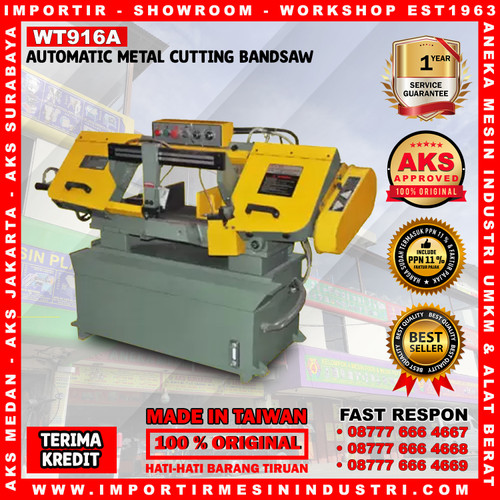 Mesin Bandsaw 9" Inch 2 Hp Automatic Made in Taiwan AKS - WT916A